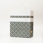 紙製手提げ袋 古銭七宝紋 中型/二本(缶)箱〜三本(缶)箱用