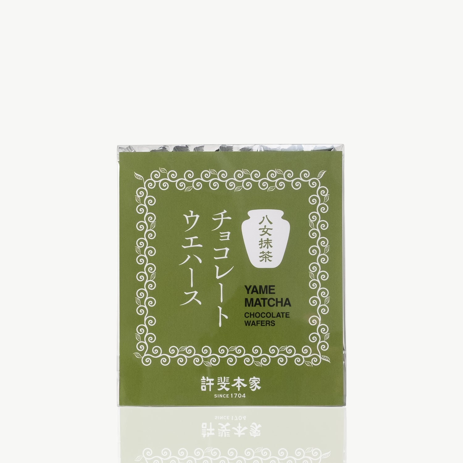八女抹茶クーベルチュールチョコレートウエハース　10本入